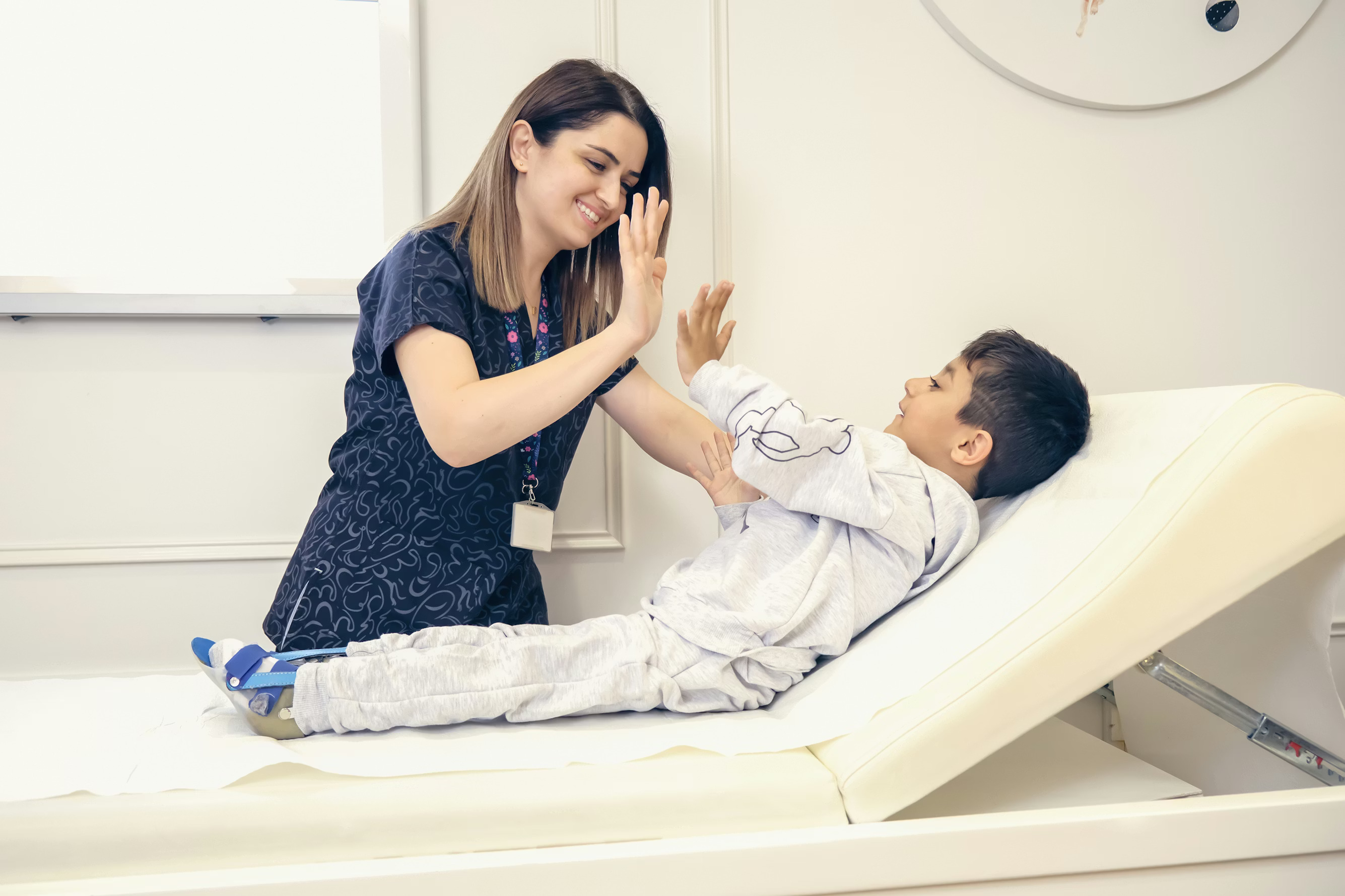Doctor with child