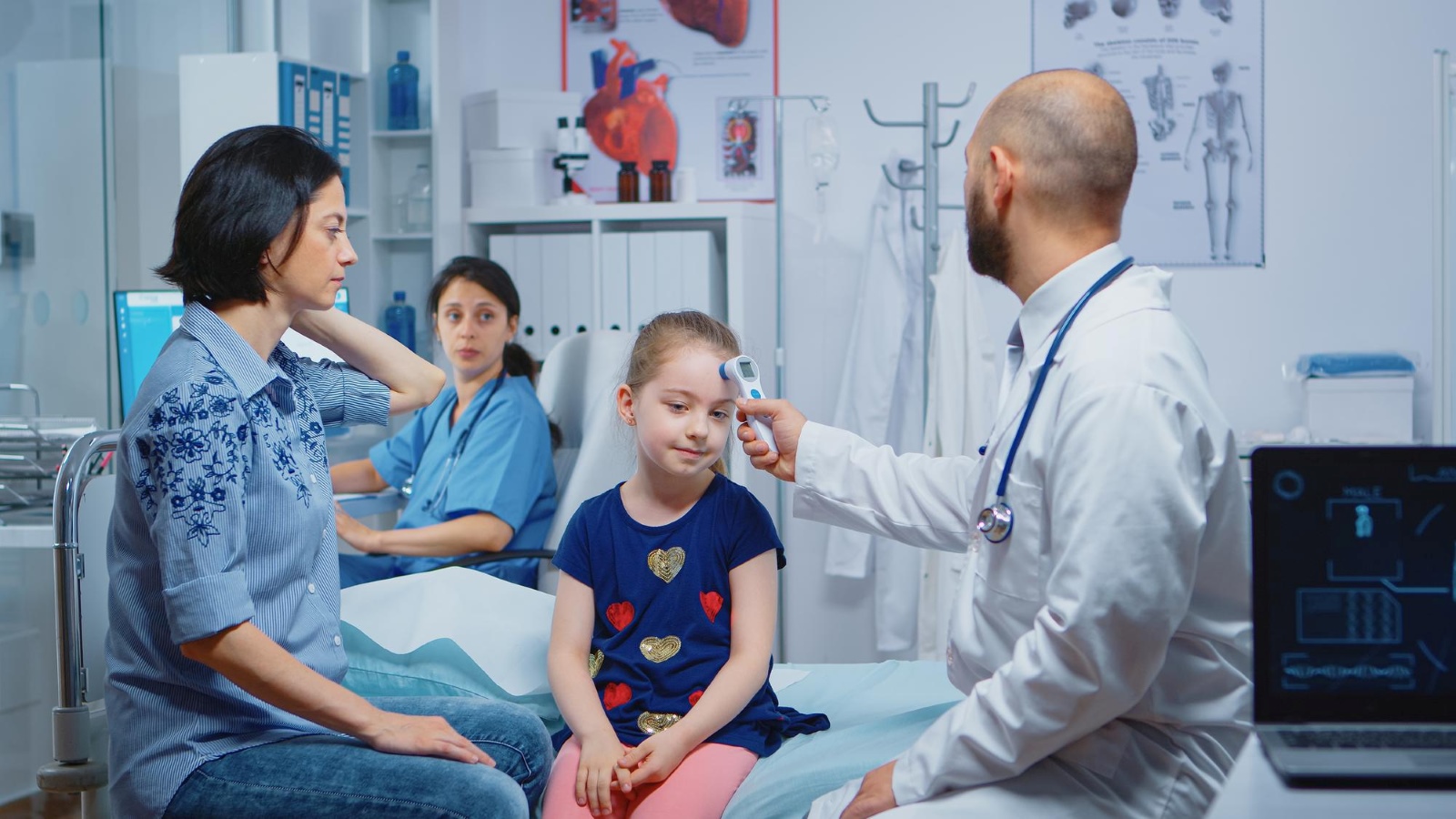 Doctor with child